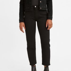 Levis wedgie fit black jeans